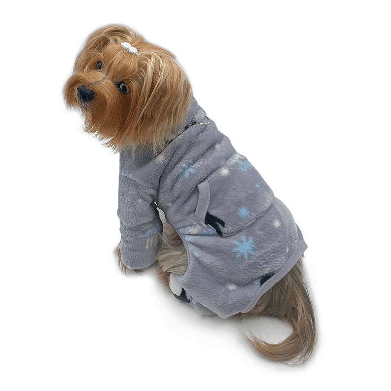 Ultra Thick Plush Penguins Turtleneck Pajamas