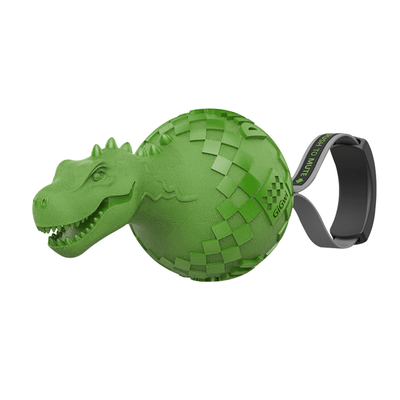Dinoball Push To Mute - T-Rex - Green
