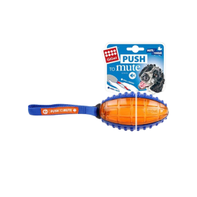 Classic Push To Mute - Rugby Ball - Blue/Orange