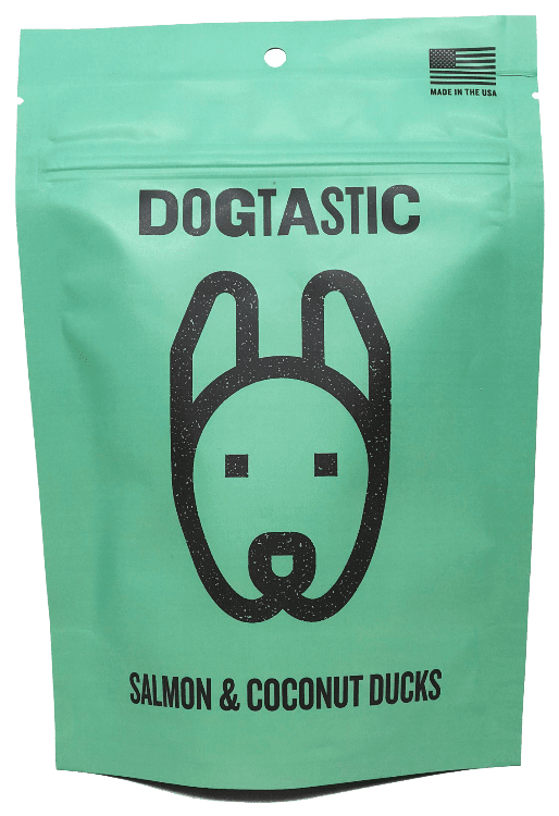 DT Dogtastic Salmon & Coconut Ducks Dog Treats