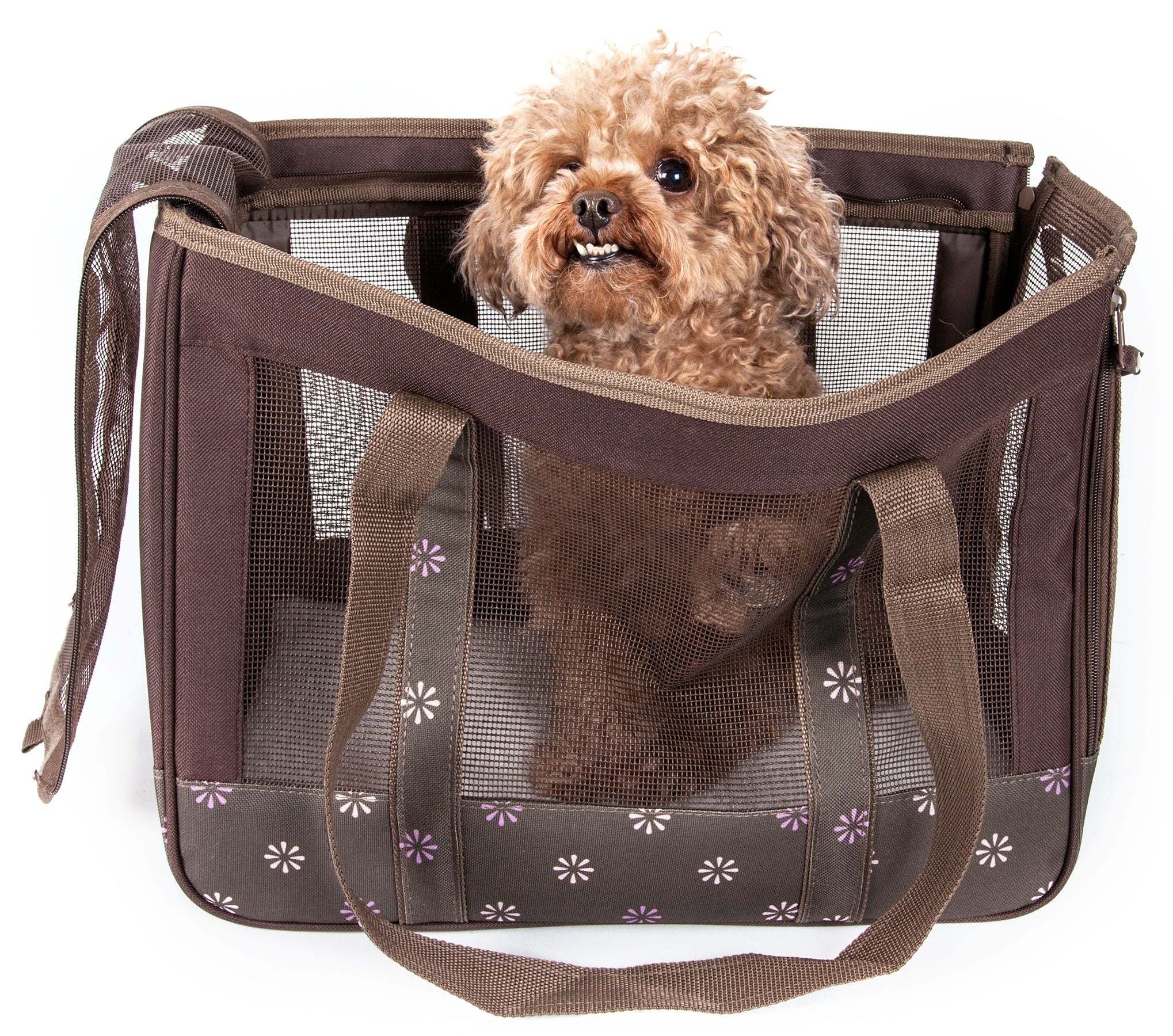 Pet Life Posh Fashion Pet Carrier With Surround View