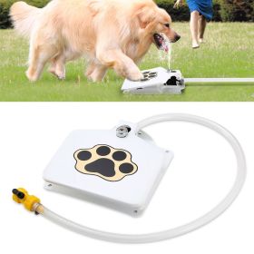 Outdoor Interactive Step On Activated Dog Water Fountain
