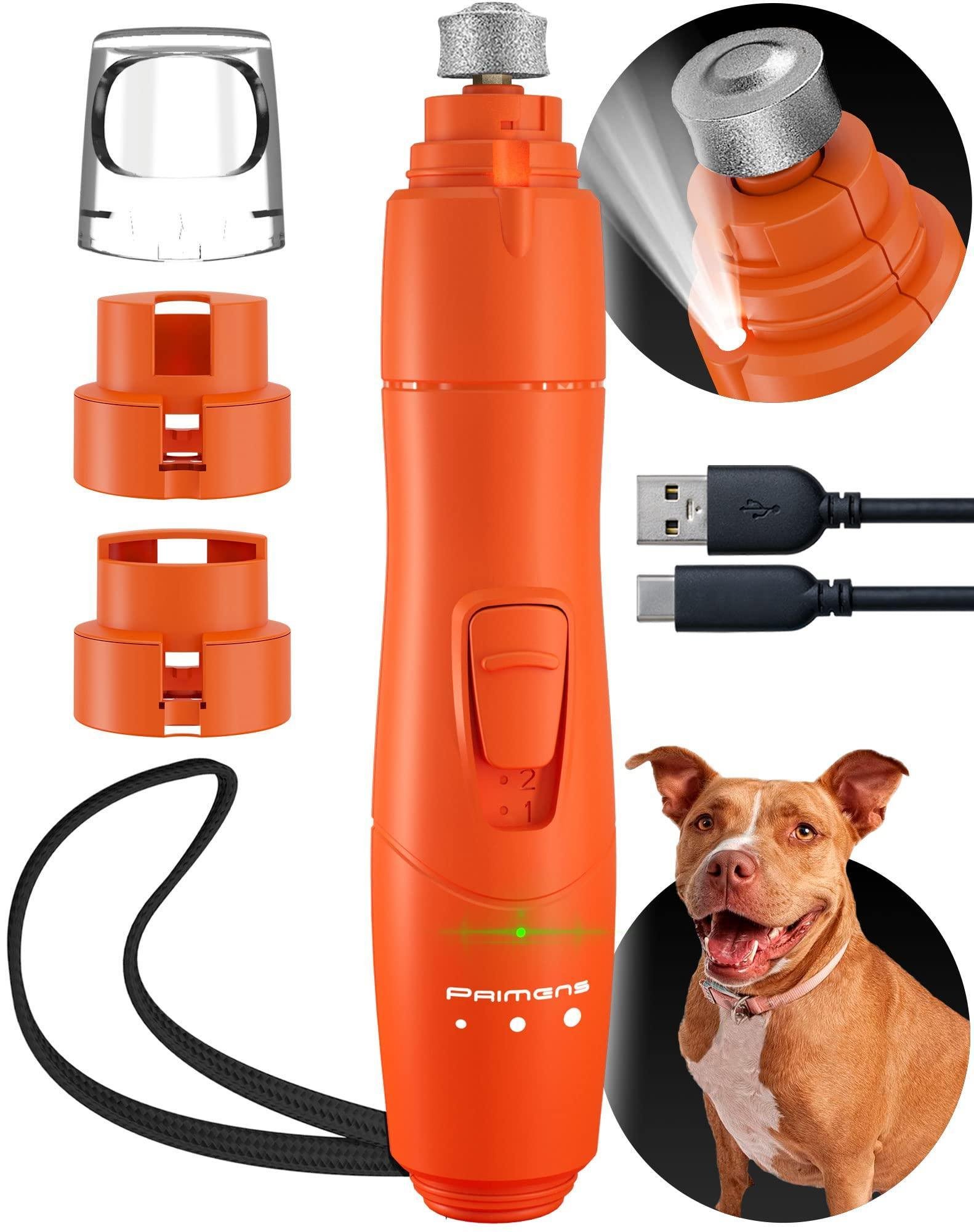Clawmaster Professional Dog Nail Grinder with LED Light
