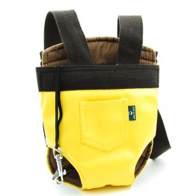 Dog Backpack Or Chest Bag Carrier (Option: L-Brown)