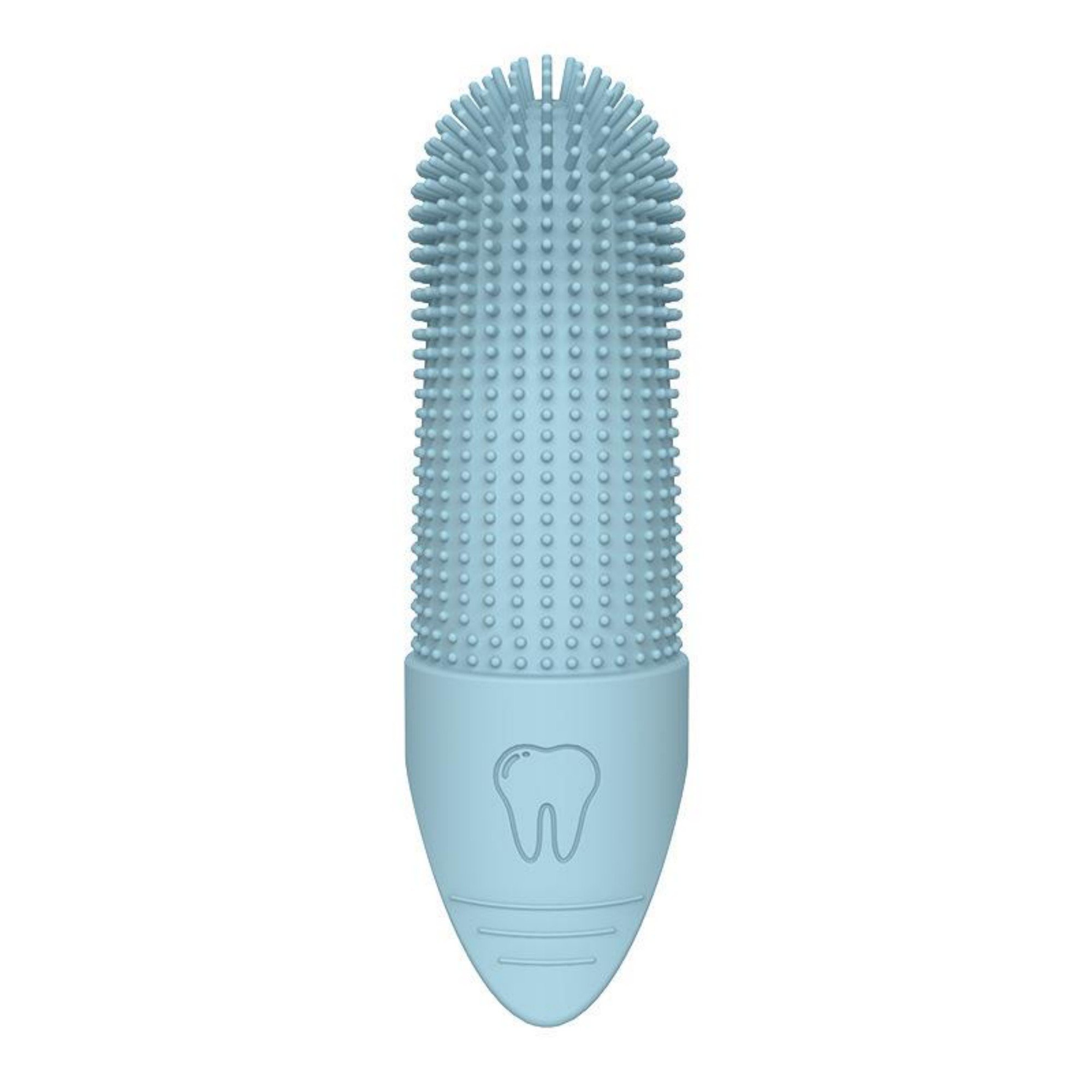 Silicone  Dog Toothbrush (Option: Blue-Finger set toothbrush)