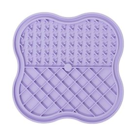 Dog Silicone Snack Catcher (Option: Purple-20x20cm)