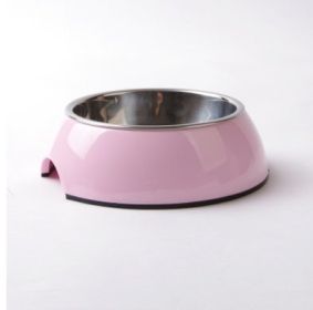 Melamine Stainless Steel Bowl (Option: XL-BB Pink)