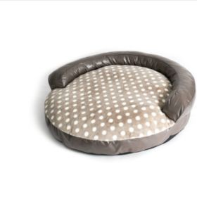 Fluffy Dog Nesting Bed (Option: Dark Grey-75x32CM)
