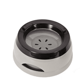 No Spill Dog Water Bowl (Color: gray)