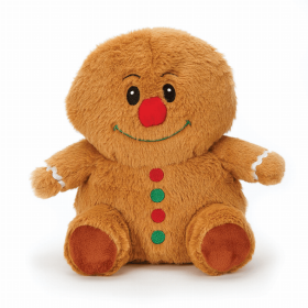 Chuckles Plush Dog Toy (Type: gingerbread)
