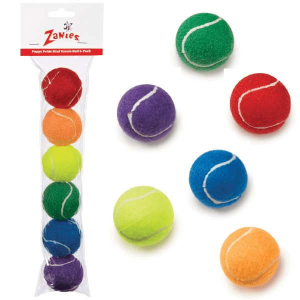 ZA Puppy Pride Tennis Ball 6Pk (Type: mini)