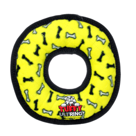 Tuffy Ultimate Ring Toy (Color: Yellow, size: large)