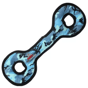 Tuffy Ultimate Tug-O-War Toy (Color: Blue, size: large)