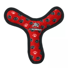 Tuffy Ultimate Boomerang Toy (Color: Red, size: large)