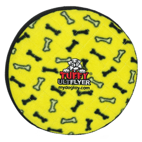 Tuffy Ultimate Flyer Toy (Color: Yellow, size: large)