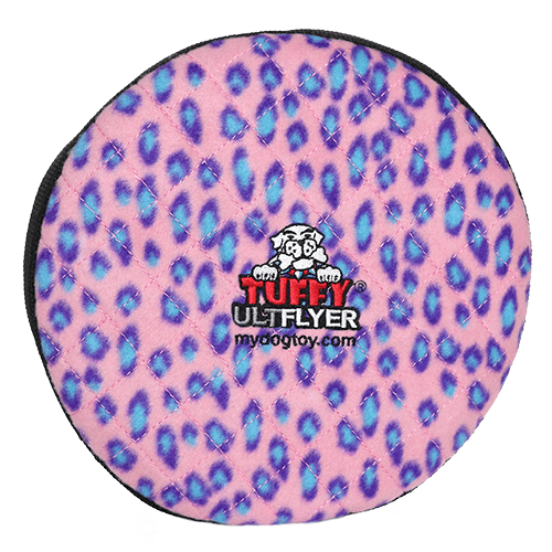 Tuffy Ultimate Flyer Toy (Color: Pink, size: large)