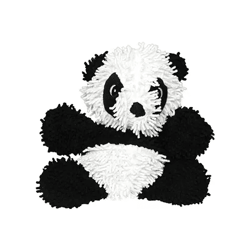Mighty Microfiber Giraffe (Color: Black & White, size: medium)
