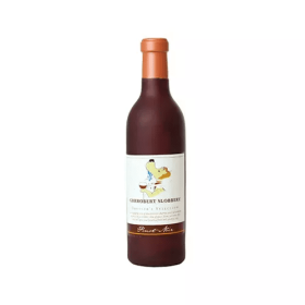 Silly Squeaker Wine Bottle Toy (Color: Green, size: one size)
