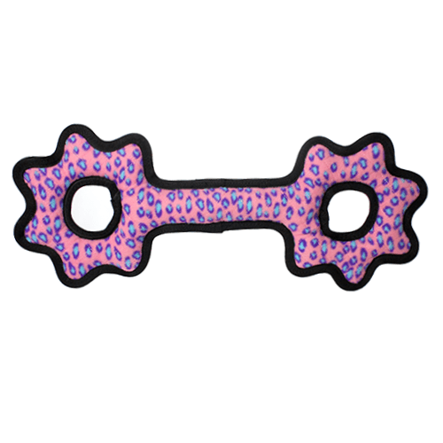 Tuffy Ultimate Tug-O-Gear Toy (Color: Pink, size: large)