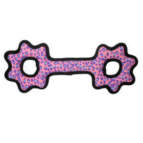 Tuffy Ultimate Tug-O-Gear Toy (Color: Pink, size: large)