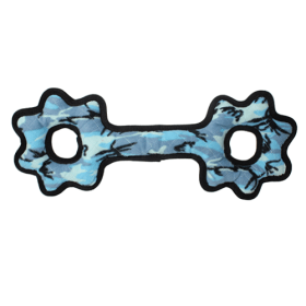 Tuffy Ultimate Tug-O-Gear Toy (Color: Blue, size: large)