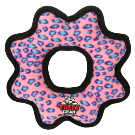 Tuffy Ultimate Gear Ring Toy (Color: Pink, size: large)