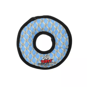 Tuffy Mega Jr Ring Toy (Color: Blue, size: Mega)