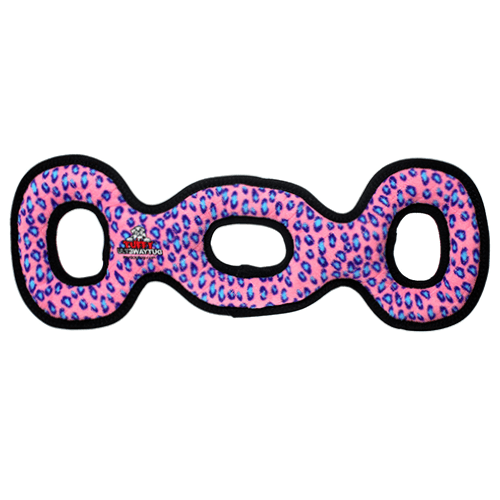 Tuffy Ultimate 3WayTug Toy (Color: Pink, size: one size)