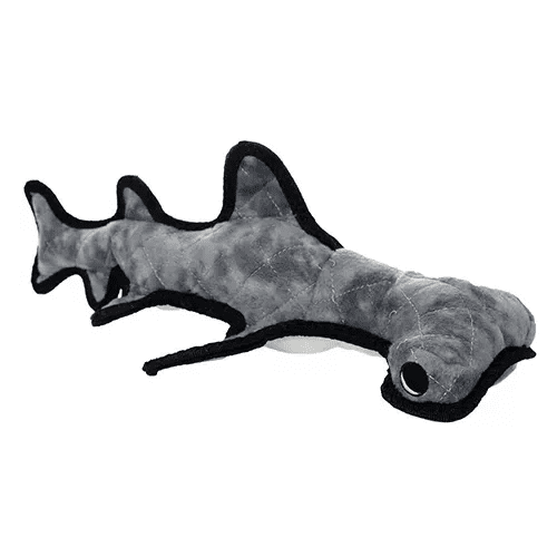 Tuffy Ocean Creature Eel Toy (Color: gray, size: one size)