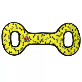 Tuffy No Stuff Ultimate Tug-O-War Toy (Color: Yellow, size: one size)