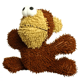 Mighty Microfiber Monkey Toy (Color: Brown, size: large)