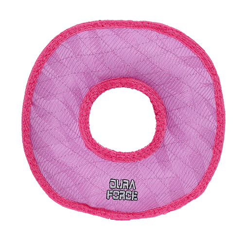 DuraForce Med Gear Ring Toy (Color: Pink, size: medium)