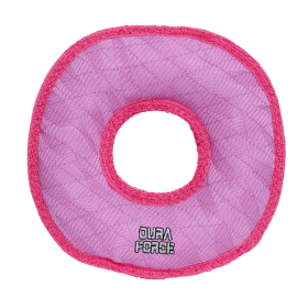 DuraForce Med Gear Ring Toy (Color: Pink, size: medium)