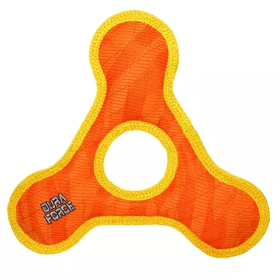DuraForce Triangle Ring Toy (Color: Orange-Yellow, size: one size)