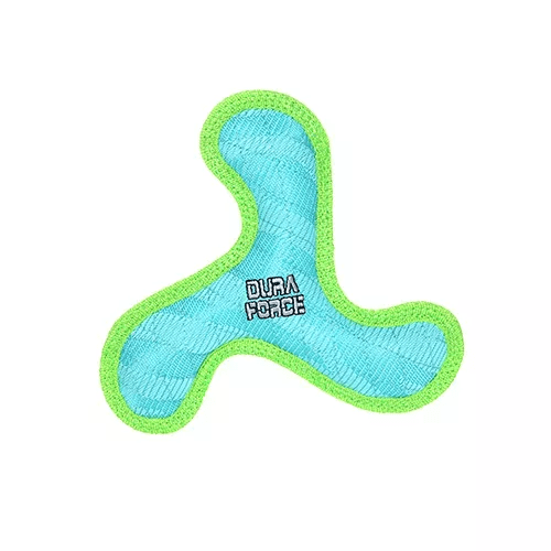 DuraForce Jr Boomerang Toy (Color: Blue-Green, size: Junior)