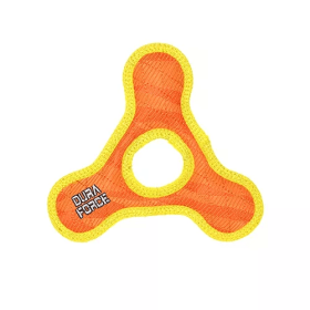 DuraForce Jr Triangle Ring Toy (Color: Orange-Yellow, size: Junior)