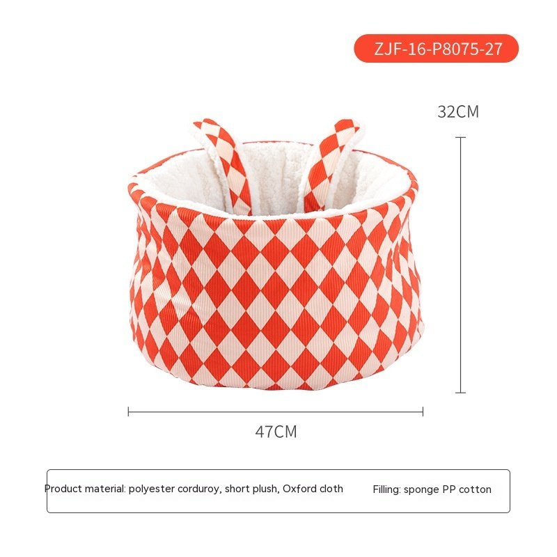 Circus Warm Cute Pet Bed Four Seasons Universal (Option: Rabbit Ears)