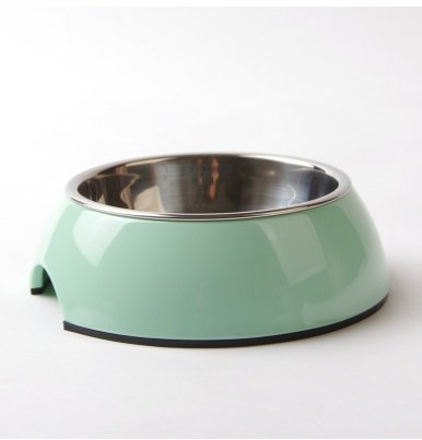 Melamine Stainless Steel Bowl (Option: L-BB Green)