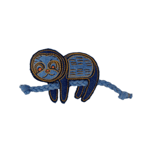 Crinkle & Rope Toy (Type: Sloth)