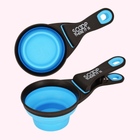 Dog Food Scooper (saying: "Scoop There It Is!"/blue)