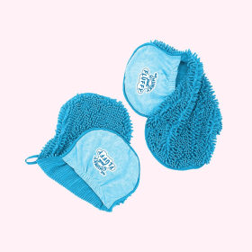 Blue Bath Towel (statement: "Not Chunky Just Fluffy")