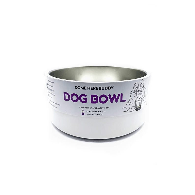 Dog Bowl (Color: White)
