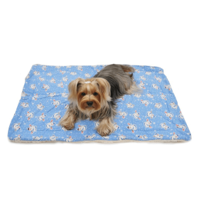 Flannel/Ultra-Plush Blanket (Type: Snowman & Snowflakes)