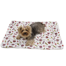 Ultra Soft Minky/Plush  Blanket (theme: Sweet Candies)
