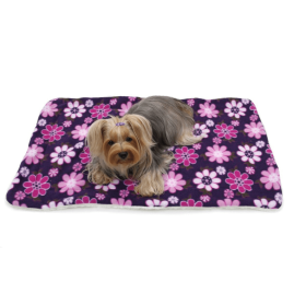 Flannel/Ultra-Plush Blanket (Type: Midnight Garden)