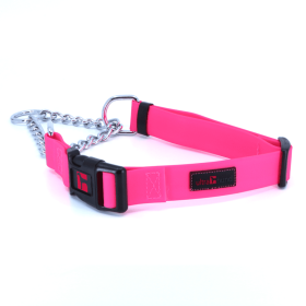 Ultrahund Martingale Collar (Color: Pink, size: 16"-22" x 1")