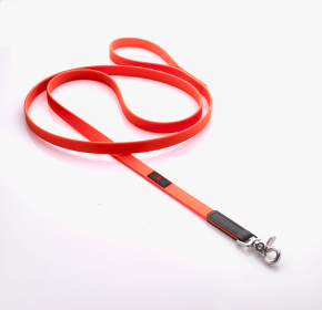 Boss Regular Leash For Dogs (Color: Orange, size: 3/4" x 6')