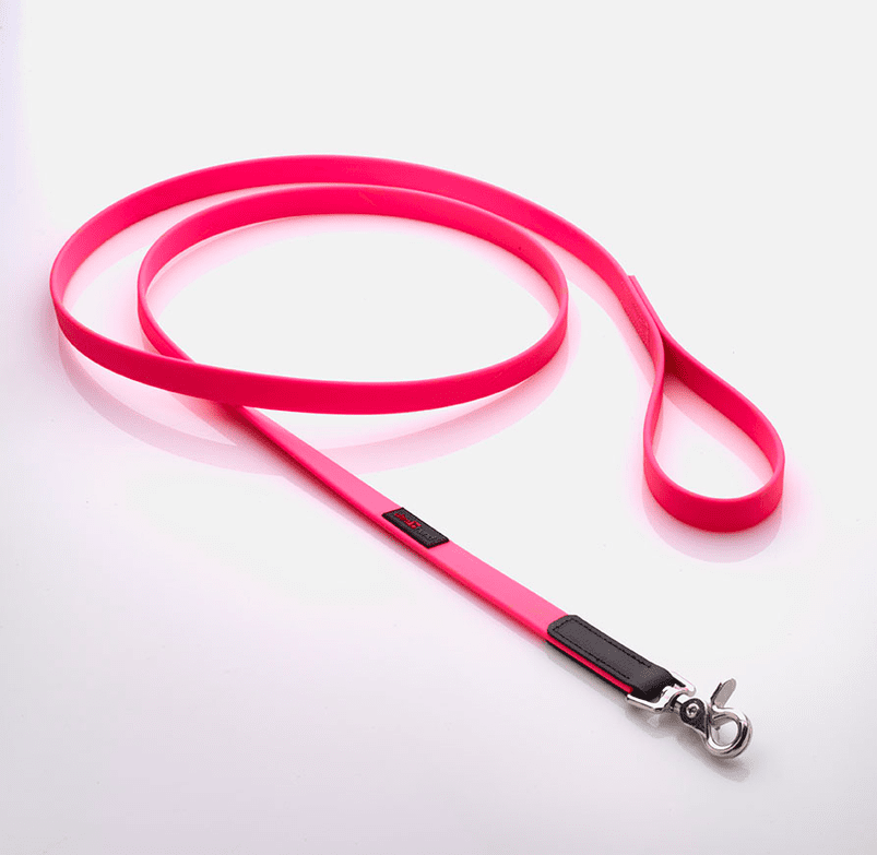 Boss Regular Leash For Dogs (Color: Pink, size: 3/4" x 6')