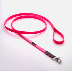 Boss Regular Leash For Dogs (Color: Pink, size: 3/4" x 6')