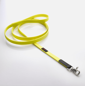 Boss Regular Leash For Dogs (Color: Yellow, size: 5/8" x 6')